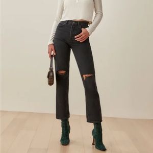 Cynthia High Rise Straight Jeans